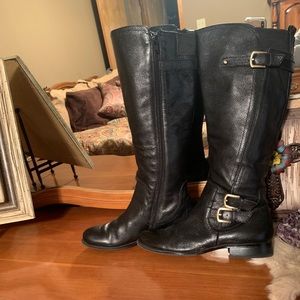 Naturalizer black riding boots